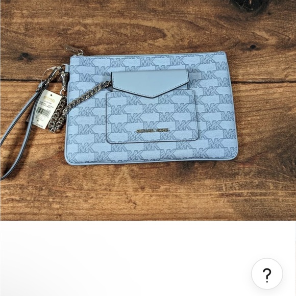 2 peace NEW MICHAEL KORS JET SET ITEM LG 2 IN 1 CARD CASE WRISTLET CLUTCH MK - Picture 4 of 10